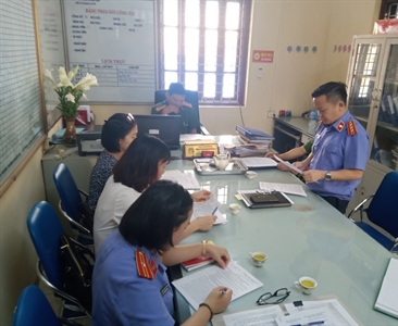 Viện KSND huyện Đông Anh trực tiếp kiểm sát Nhà tạm giữ - Công an huyện 6...